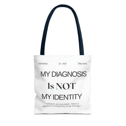 My Diagnosis Tote Bag (AOP)