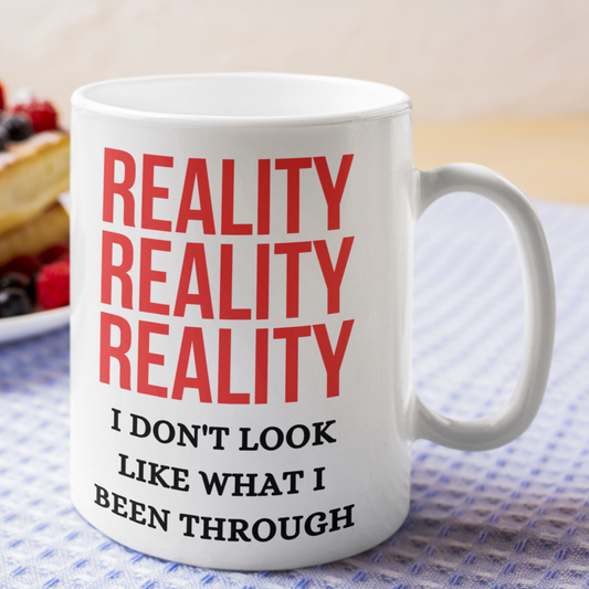 Reality Ceramic Mug, 11oz