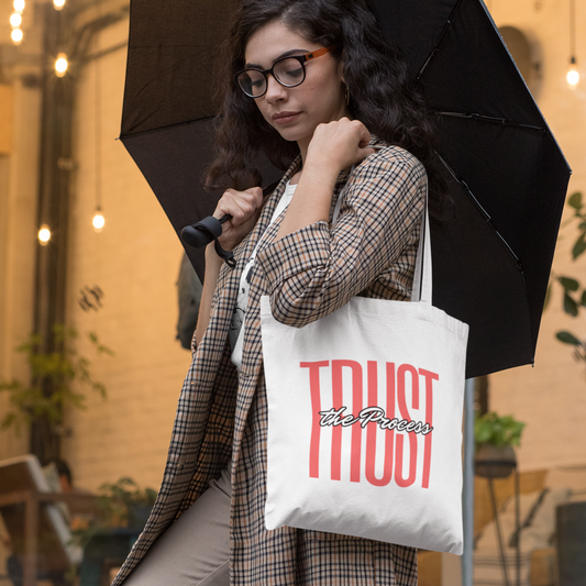 Trust the Process Tote Bag (AOP)