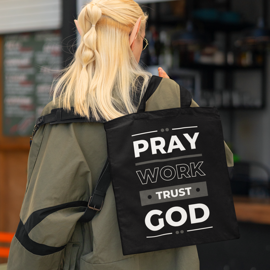 Trust God Tote Bag (AOP)