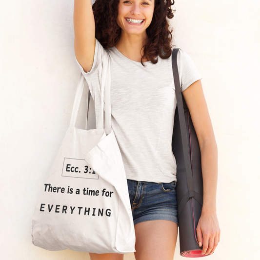 There is a Time Tote Bag (AOP)